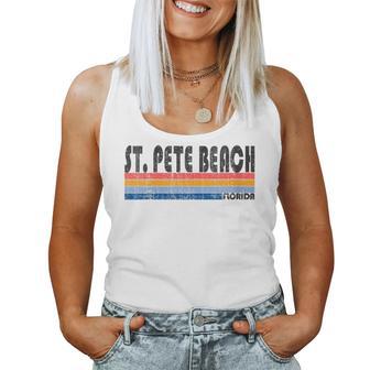 Show Your St Pete Beach Fl Hometown Pride With This Retro Women Tank Top - Monsterry CA