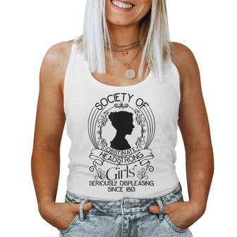 Society Obstinate Headstrong Girls Bookworm Novelist Women Tank Top - Seseable