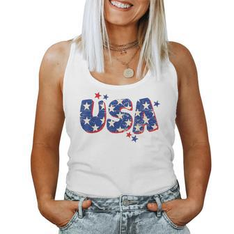Usa American Flag 4Th Of July Kid Boy Girl Vintage Women Tank Top - Monsterry CA