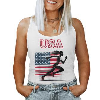 Usa Track And Field Girls Accessories Apparel Women Tank Top - Monsterry UK