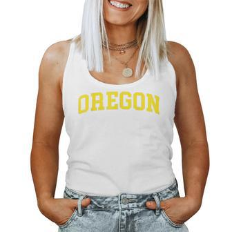 Vintage Oregon Oregon Retro Green Women Tank Top - Thegiftio UK