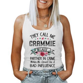 They Call Me Grammie Partner In Crime Grammie Women Tank Top - Monsterry UK