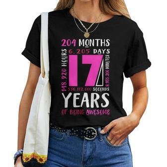 17Th Birthday Daughter Niece 17 Year Old Girls Women T-shirt - Seseable