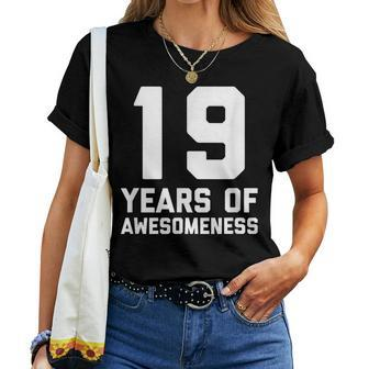 19Th Birthday Age 19 Year Old Boy Girl Ninen Women T-shirt - Seseable