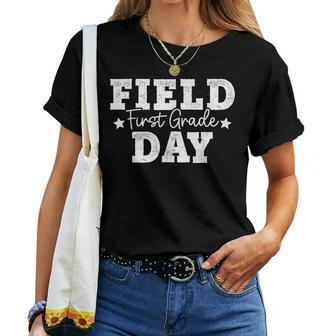 1St Grade Field Day 2024 First Grade School Teacher Student Women T-shirt - Monsterry