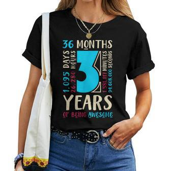 3Rd Birthday Son Daughter 3 Year Old Boys Girls Women T-shirt - Seseable