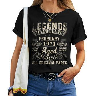 53Th Birthday For Apparel 1971 Vintage Women T-shirt - Monsterry AU