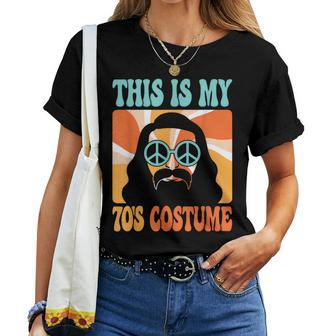 This Is My 70S Costume Groovy Hippie Theme Party Outfit Men Women T-shirt - Seseable