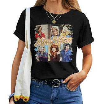 80'S 90'S Mom Vibes Mom Life Mother's Day Vintage Mama Women T-shirt - Seseable
