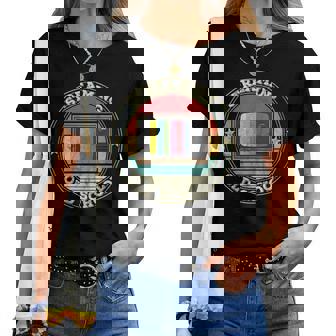 80S Retro Television Old School Streaming 90Sintage Cuello Camiseta de mujer - Regaloses