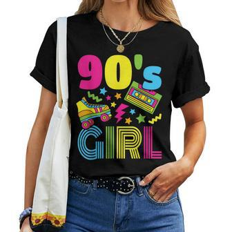 90S Girl 1990S Theme Party 90S Costume Outfit Girls Women T-shirt - Thegiftio UK