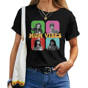 90’S Mom Vibes Vintage Retro Mom Life Mother Day Women T-shirt - Seseable