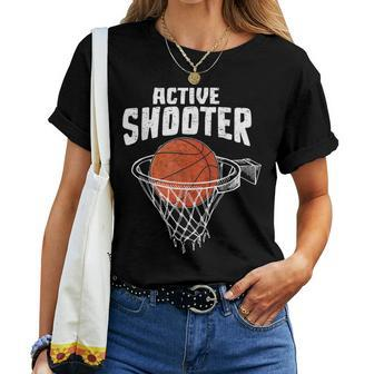 Active Shooter Basketball Lovers Basketball Player Women T-shirt - Monsterry AU
