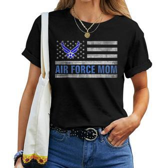 Air Force Mom With American Flag For Veteran Day Women T-shirt - Monsterry DE