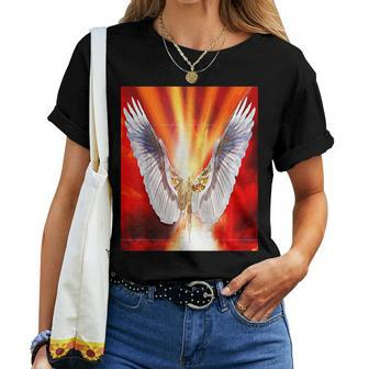 Archangel Michael Angels Wings Christian Saint Warrior Women T-shirt - Monsterry UK