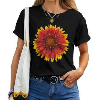 Artistic Orange Yellow Sunflower Women T-shirt - Monsterry DE