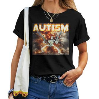 Autistic Skeleton Oddly Specific Offensive Women T-shirt - Seseable
