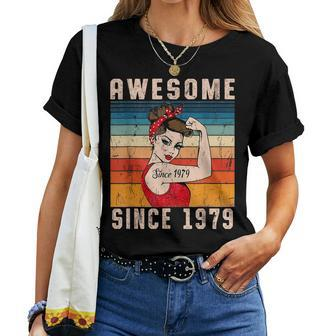 Awesome Since 1979 45Th Birthday 45 Year Old Women T-shirt - Monsterry CA