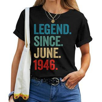 Awesome Since June 1946 Vintage 78Th Birthday Women Women T-shirt - Monsterry AU