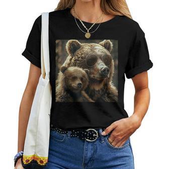 Bären Grizzlybär Braunbär Bär Geschenk Papa & Mama Bären T-shirt Frauen - Geschenkecke