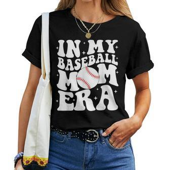 In My Baseball Mom Era Baseball Mama Game Day Women T-shirt - Monsterry