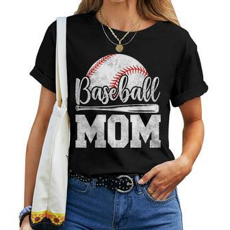 Baseball Mom Baseball Player Game Day Mother's Day Women T-shirt - Monsterry UK
