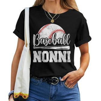 Baseball Nonni Baseball Player Game Day Mother's Day Women T-shirt | Mazezy CA