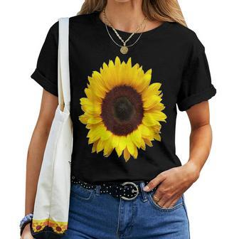 Beautiful Yellow Sunflower Sun Flower Blooms Women T-shirt - Monsterry UK