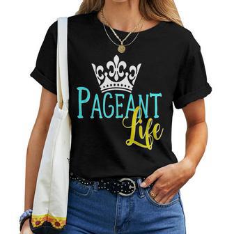 Beauty Pageant Glitz Daughter Mom Crown Life Women T-shirt - Monsterry UK