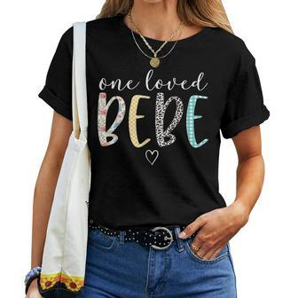 Bebe One Loved Bebe Mother's Day Women T-shirt - Monsterry CA