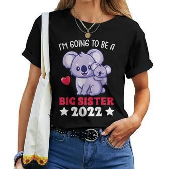 Become Big Sister 2022 Koala Women T-shirt - Monsterry