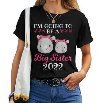 Become Big Sister 2022 Nielpferd Women T-shirt - Monsterry AU