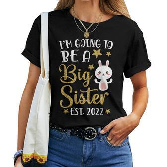 Become Big Sister 2022 Rabbit Women T-shirt - Monsterry DE