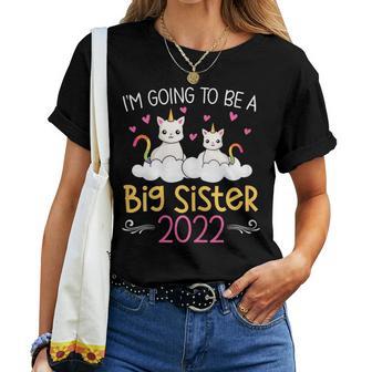 Become Big Sister Unicorn 2022 Women T-shirt - Monsterry DE