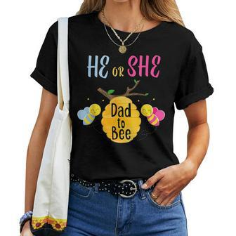 Bee Gender Reveal For Dad Bee Themed Party Women T-shirt - Monsterry AU