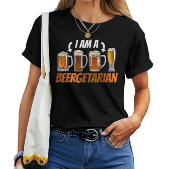 I Am A Beergetarian Bebida Alcohólica Bebida Artesanal Cerveza Camiseta de mujer - Regaloses