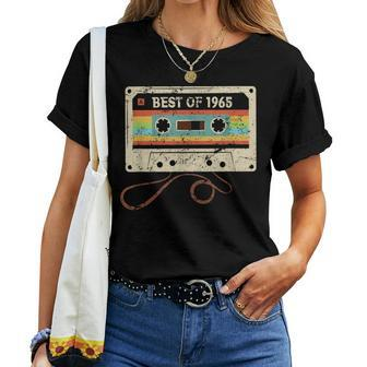 Best Of 1965 Vintage Cassette 59Th Birthday Women Women T-shirt - Monsterry