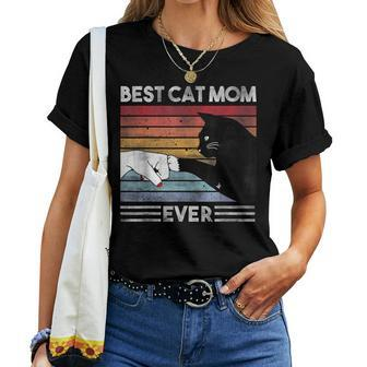 Best Cat Mom Ever Cat Girls Cat Women T-shirt - Seseable