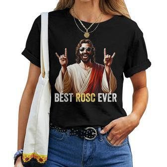 Best Rosc Ever Easter Nurse Doctor Surgeon Jesus Rock On Women T-shirt - Seseable