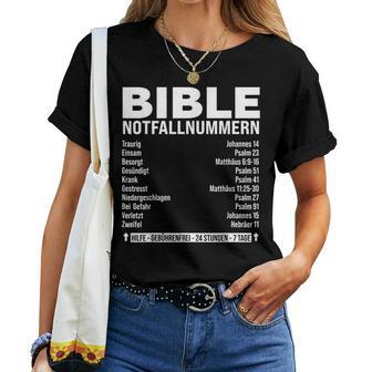 Bible Jesus God Church Christian Christian T-shirt Frauen - Geschenkecke