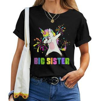Big Sister Unicorn Dab Dance Women T-shirt - Monsterry DE