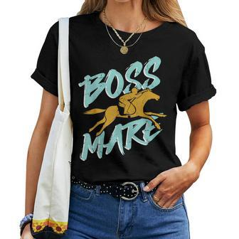 Boss Mare Horse Riding Boss Women T-shirt - Monsterry CA