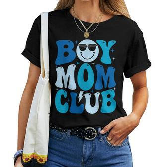 Boy Mom Club Mother's Day Groovy Mother Mama Women T-shirt - Monsterry CA