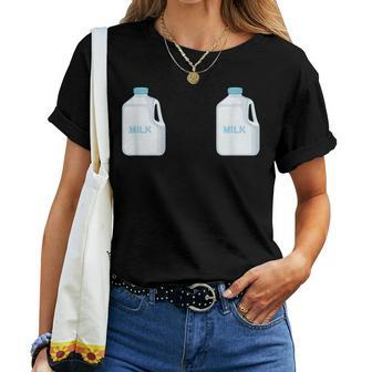 Breastfeeding Mother Milk Can Humor Women T-shirt - Monsterry CA