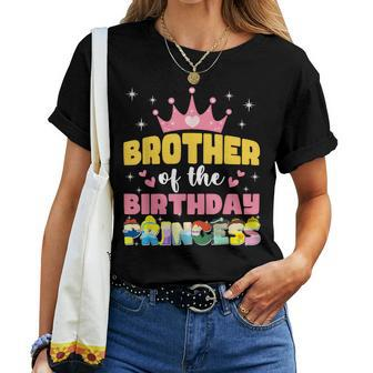 Brother Of The Birthday Princess Girl Matching Family Women T-shirt | Mazezy DE