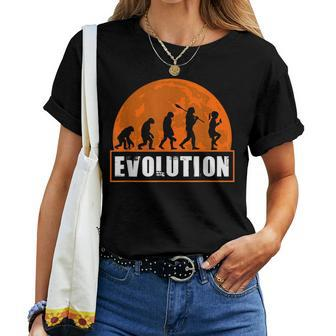 Butterfly Watching Human Evolution Women T-shirt - Monsterry
