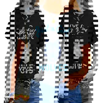 Cadeau Pour Fille Loup T-shirt femme - Cadeauxyz