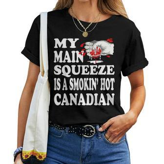Canada Culture Girlfriend Wife Canadian Matching Couples Women T-shirt - Monsterry UK