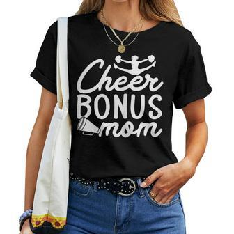 Cheer Bonus Mom Step-Mother Cheerleader Cheer Bonus Mom Women T-shirt - Monsterry