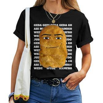 Chicken Nugget Meme Women T-shirt - Monsterry CA